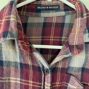 Brandy Melville Plaid Flannel